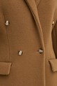Nanushka wool coat FERRIS brown NW24FWOW40076