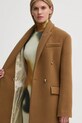 Nanushka wool coat FERRIS NW24FWOW40076 brown
