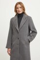 Abercrombie & Fitch palton de lana gri KI144.4247.908