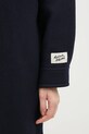 Maison Kitsuné wool coat Workwear navy NW02211WM0026