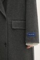 Sporty & Rich palton de lana Double Faced DB Cashmere gri OW025500000GY17