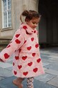 Konges Sløjd płaszcz dziecięcy FUZZIE COAT pozostałe różowy KS101227
