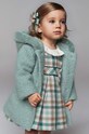 Dětský kabát Mayoral přechodné tyrkysová 2478.4B.Baby.9BYH