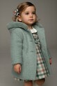 Dětský kabát Mayoral tyrkysová 2478.4B.Baby.9BYH