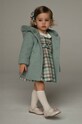 Dětský kabát Mayoral 2478.4B.Baby.9BYH tyrkysová