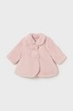 Dětský kabátek Mayoral Newborn s podšívkou růžová 2451.2L.Newborn.9BYH