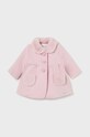 Kaput za bebe Mayoral Newborn bez kapuljače roza 2453.2P.Newborn.9BYH
