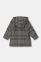 Детское пальто из смесовой шерсти United Colors of Benetton 2SNQGN032.P.Seasonal чёрный AW24
