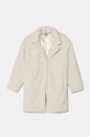 United Colors of Benetton płaszcz dziecięcy bez kaptura beżowy 2ZWKCN05S.G.Seasonal