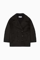 Dětský kabát Patrizia Pepe A138 7O0029 černá AW24