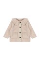 Konges Sløjd płaszcz dziecięcy GRIZZ COLLAR JACKET GRS KS101234 beżowy AW24