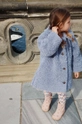 Дитячий плащ Konges Sløjd TILLIE COAT KS101307 блакитний