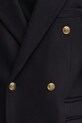 Шерстяное пальто The Kooples HMAN29007K тёмно-синий