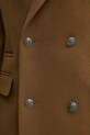 Шерстяное пальто The Kooples HMAN29007K коричневый