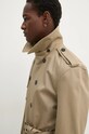 Хлопковый тренч The Kooples HTRE29001K бежевый