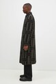 Kenzo cappotto in lana Weave Overcoat FE65MA0329JB.99 nero AW24