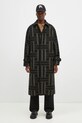 Kenzo cappotto in lana Weave Overcoat FE65MA0329JB.99