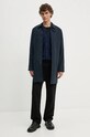 Samsoe Samsoe palton SABO M24300004 bleumarin AW24