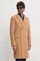 Вовняне пальто Paul Smith M1R.224P.N00110 коричневий AW24