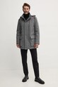Куртка з домішкою вовни BOSS 50528649 сірий AW24