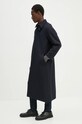 A.P.C. palton de lana manteau gaia bleumarin WVBDE.F01533