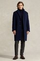 Polo Ralph Lauren płaszcz Wool-MDRN Paddock bez kaptura granatowy 715919468