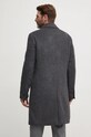 Odzież BOSS płaszcz wełniany 50525739 szary