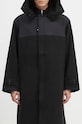 Μάλλινο παλτό Y-3 Mellton Coat μαύρο IW7500