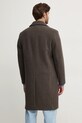 Oblečenie Vlnený kabát Sisley 2UHZSN03H hnedá
