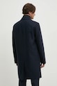 Одежда Шерстяное пальто HUGO 50528836 тёмно-синий