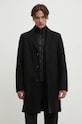 Ruházat HUGO gyapjúkabát 50528836 fekete