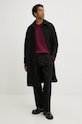 Kabát s prímesou vlny HUGO 50523964 čierna AW24