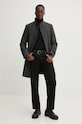 HUGO płaszcz wełniany 50525187 szary AW24