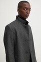 HUGO płaszcz wełniany szary 50525187