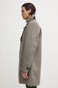 Пальто с примесью шерсти Guess DARIN серый M4BL14.WGGF0