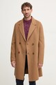 Guess płaszcz wełniany M4BL47.WGJU2 brązowy AW24