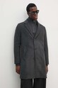 Tommy Hilfiger płaszcz wełniany MW0MW36611 szary AW24
