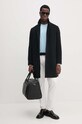Tommy Hilfiger palton de lana MW0MW36611 negru AW24