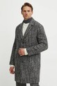 Шерстяное пальто Tommy Hilfiger с подкладкой чёрный MW0MW37312