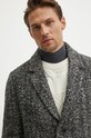 Шерстяное пальто Tommy Hilfiger чёрный MW0MW37312