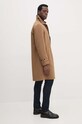 Шерстяное пальто Tommy Hilfiger MW0MW37395 коричневый