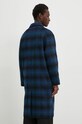 Odzież Tommy Jeans płaszcz z domieszką wełny DM0DM20608 multicolor