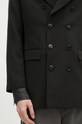 Martine Rose wool blazer Double Breasted Short Coat 328WT05006 black