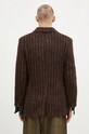 Odjeća Vuneni kaput Martine Rose Double Breasted Short Coat 328WT02702 smeđa