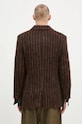 Clothing Martine Rose wool coat Double Breasted Short Coat 328WT02702 brown