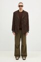Vuneni kaput Martine Rose Double Breasted Short Coat 328WT02702
