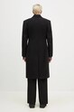 Дрехи Вълнено палто Martine Rose Double Breasted Shirt Overcoat 325WT07001 черен