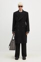 Вълнено палто Martine Rose Double Breasted Shirt Overcoat 325WT07001