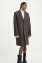 ZADIG&VOLTAIRE palton de lana WMCO00072 maro AW24