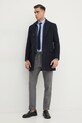 Hackett London palton de lana HM403241R bleumarin AW24